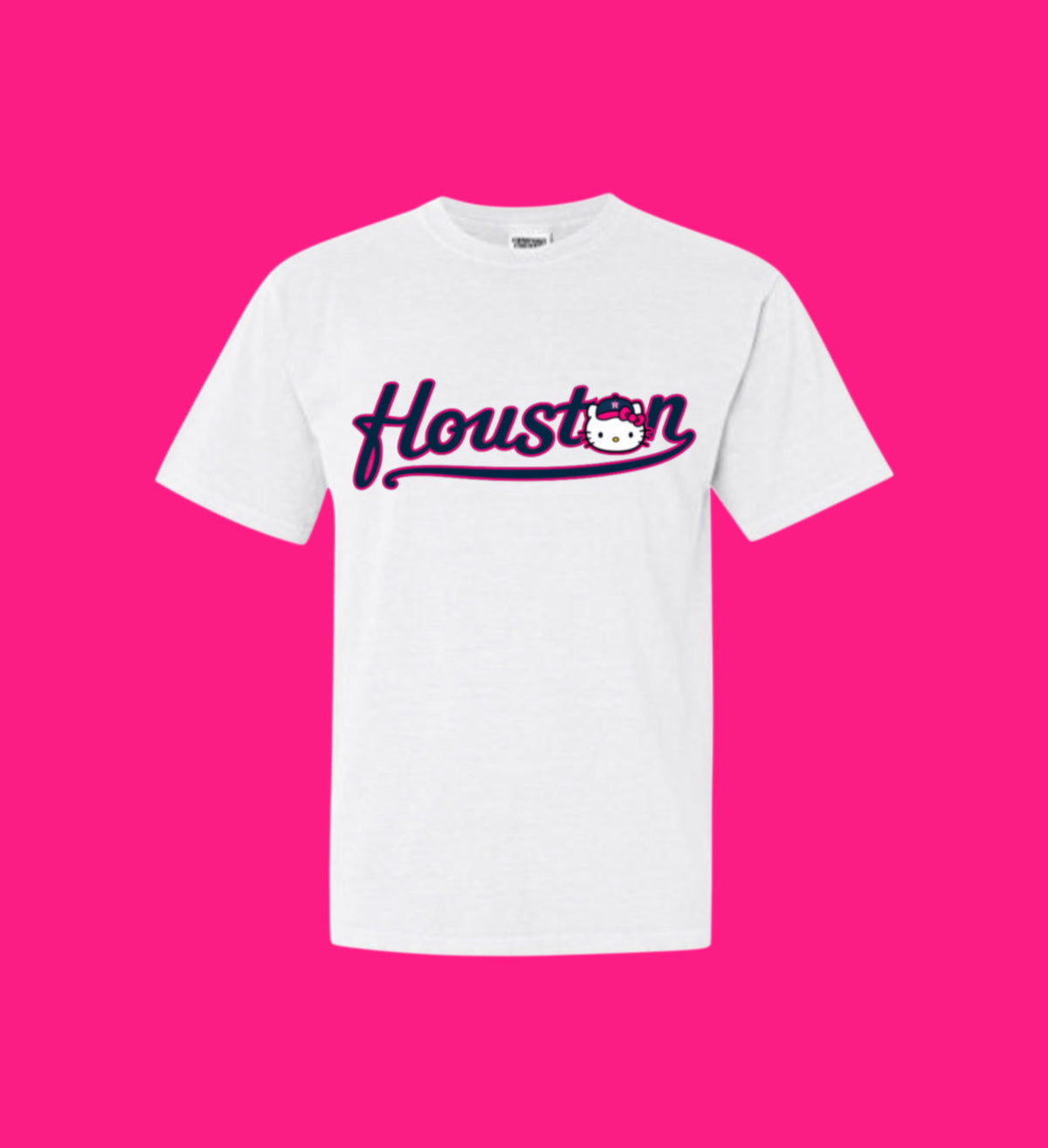 Hello Kitty Astros - unisex front only pink