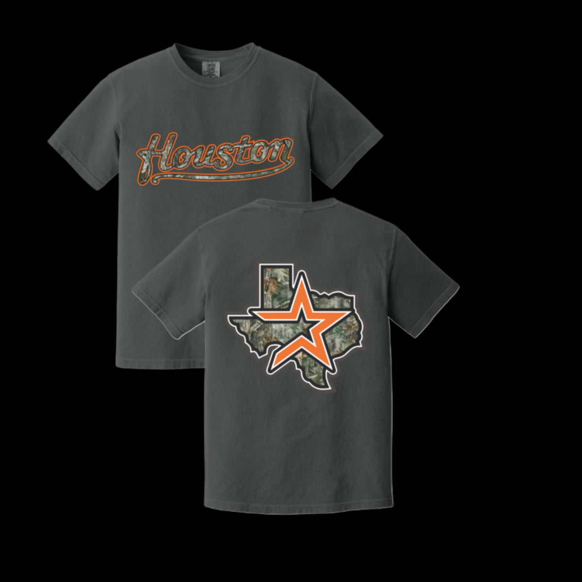 Camo orange Houston - YOUTH
