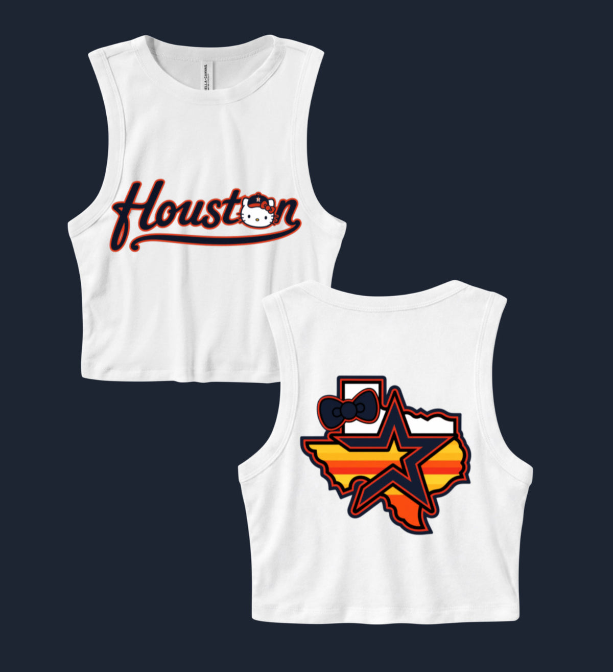 Hello Kitty Astros - crop front & back og colors
