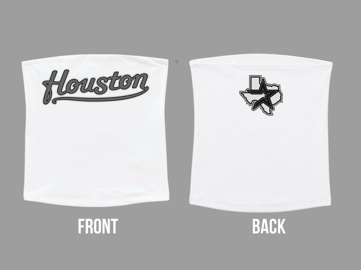 Houston tube top - grey & black