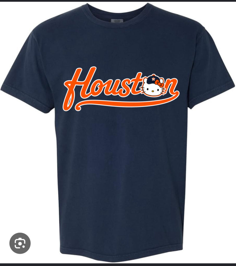 Hello Kitty Astros - unisex front only og colors