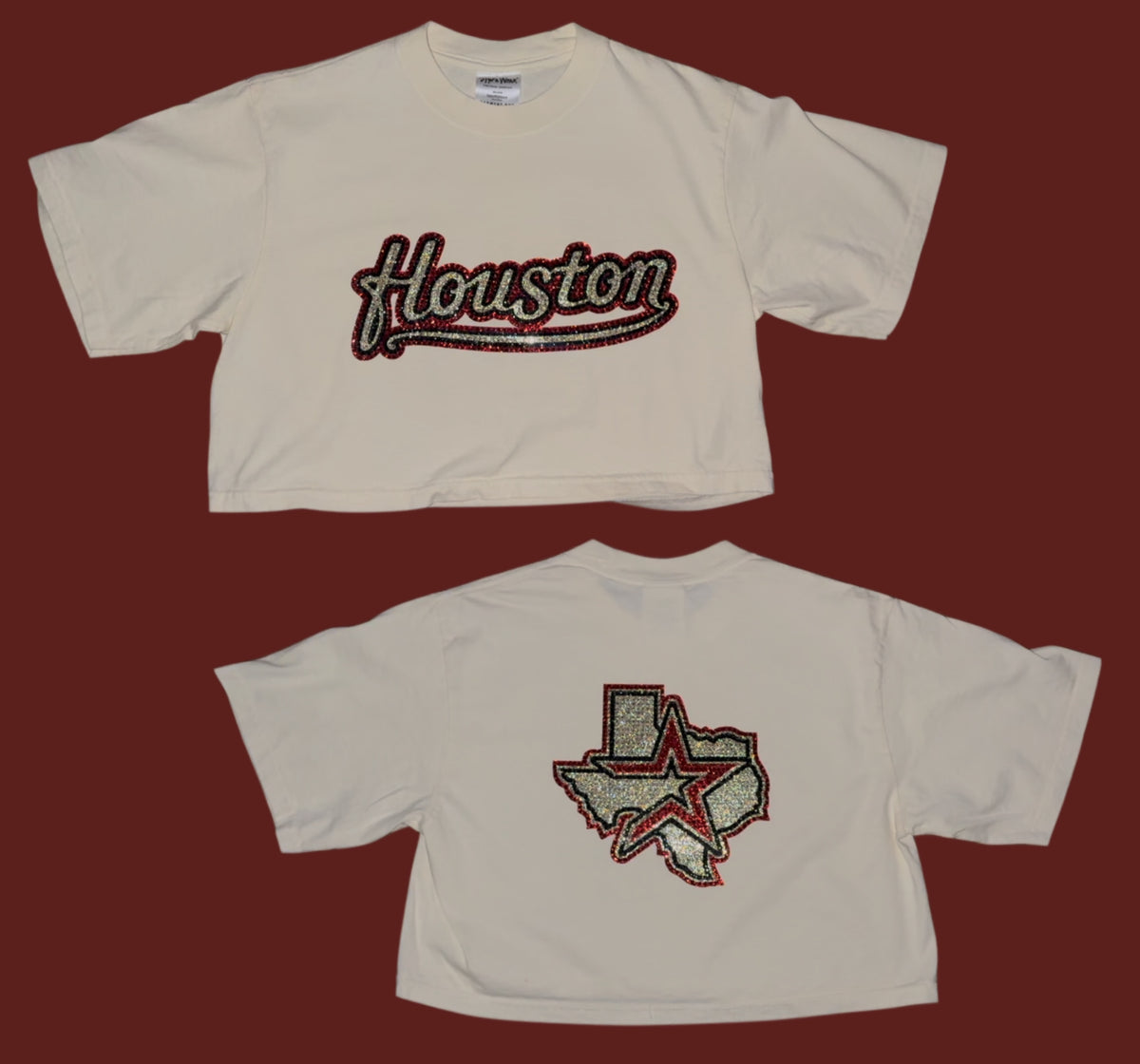 She’s from Houston Brick - shakawear crop RTG