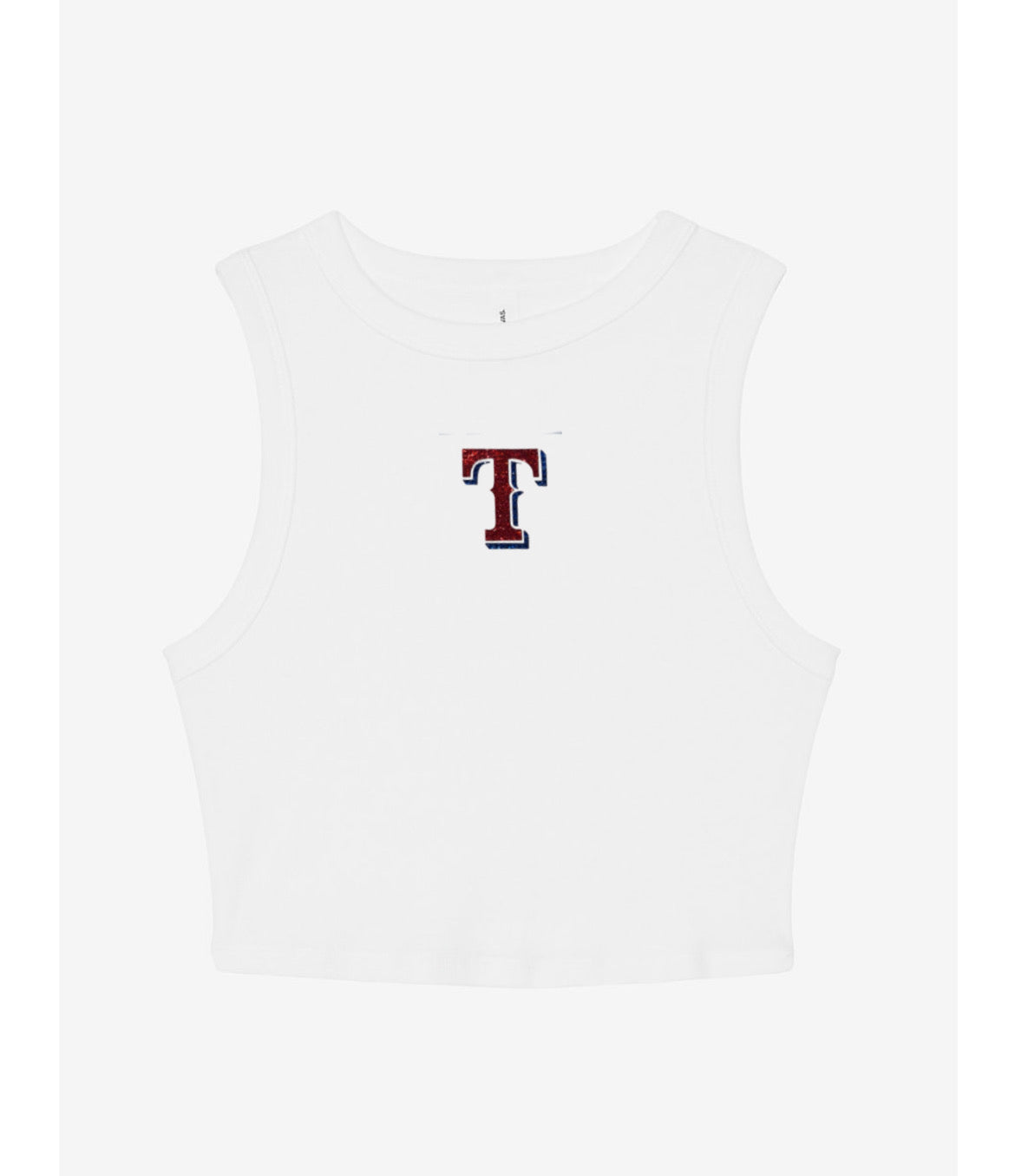 Rangers logo crop tank