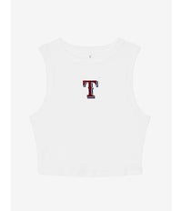 Rangers logo crop tank