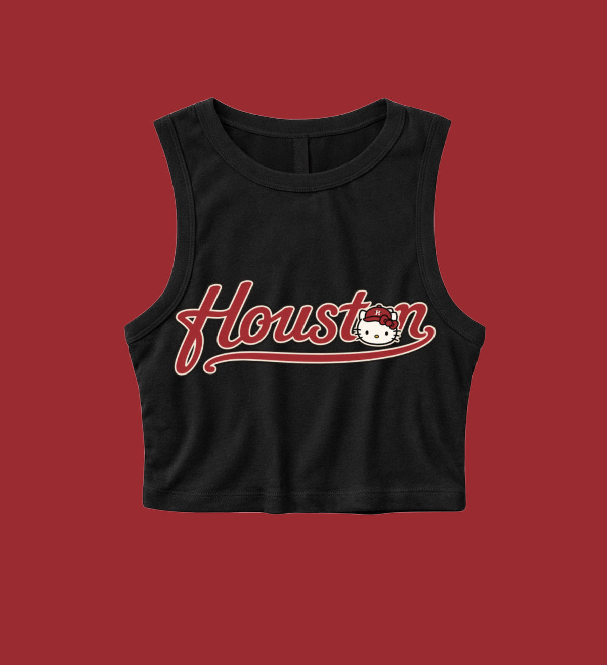Hello Kitty Astros - crop front brick