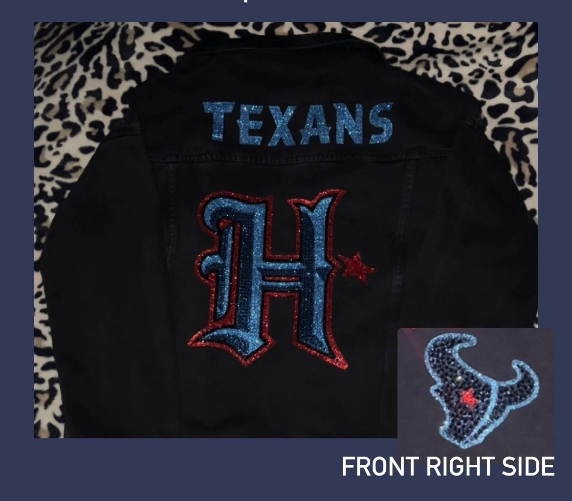 Texans Jean Jacket - oversized
