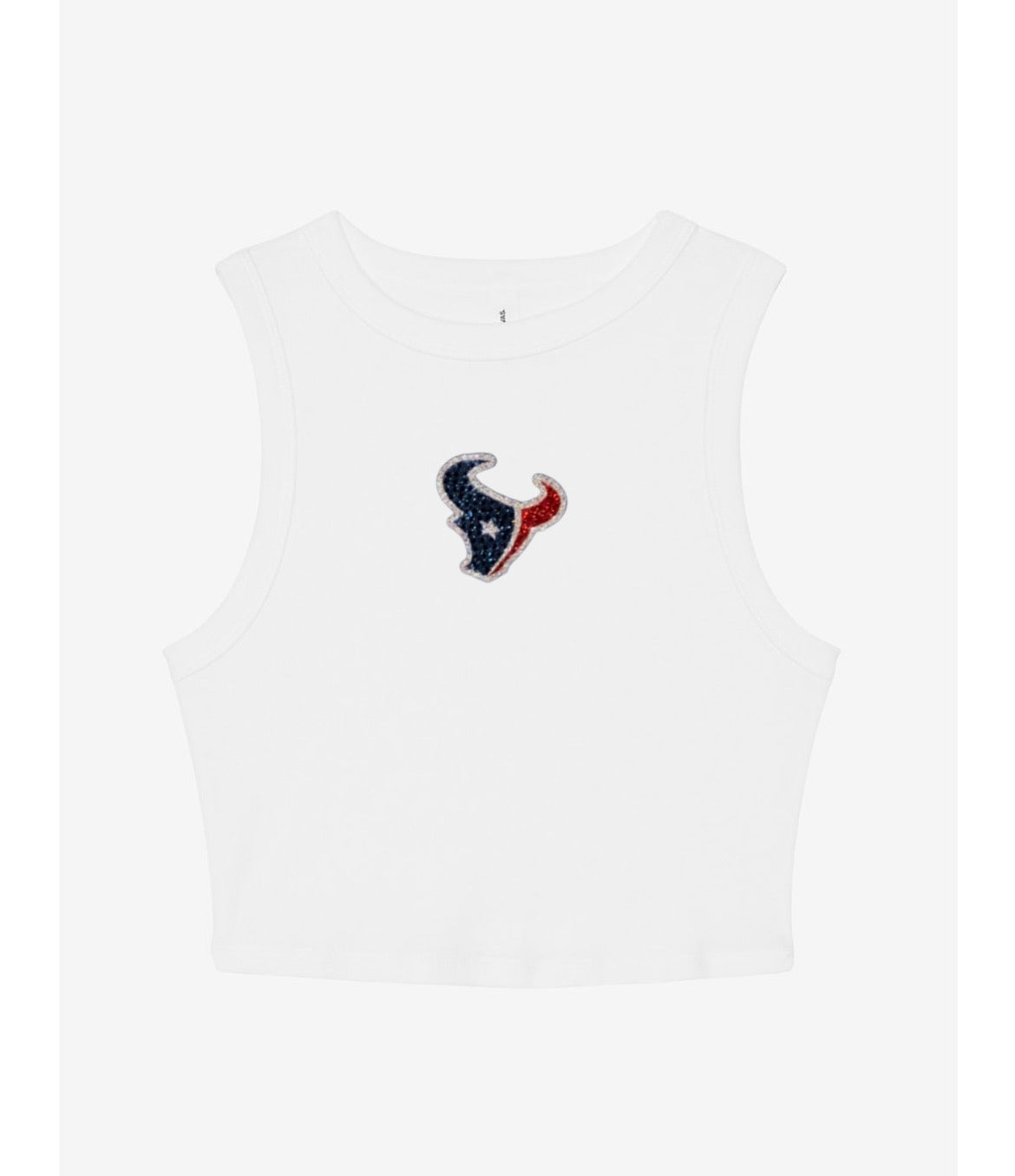 Texans original logo crop tank