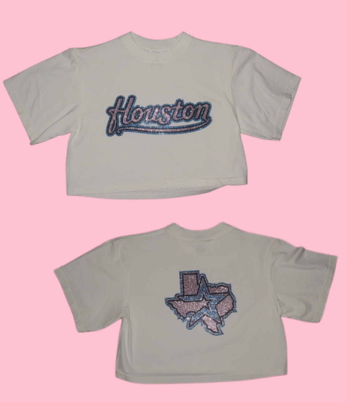She’s from Houston Pink & Blue - comfort colors unisex