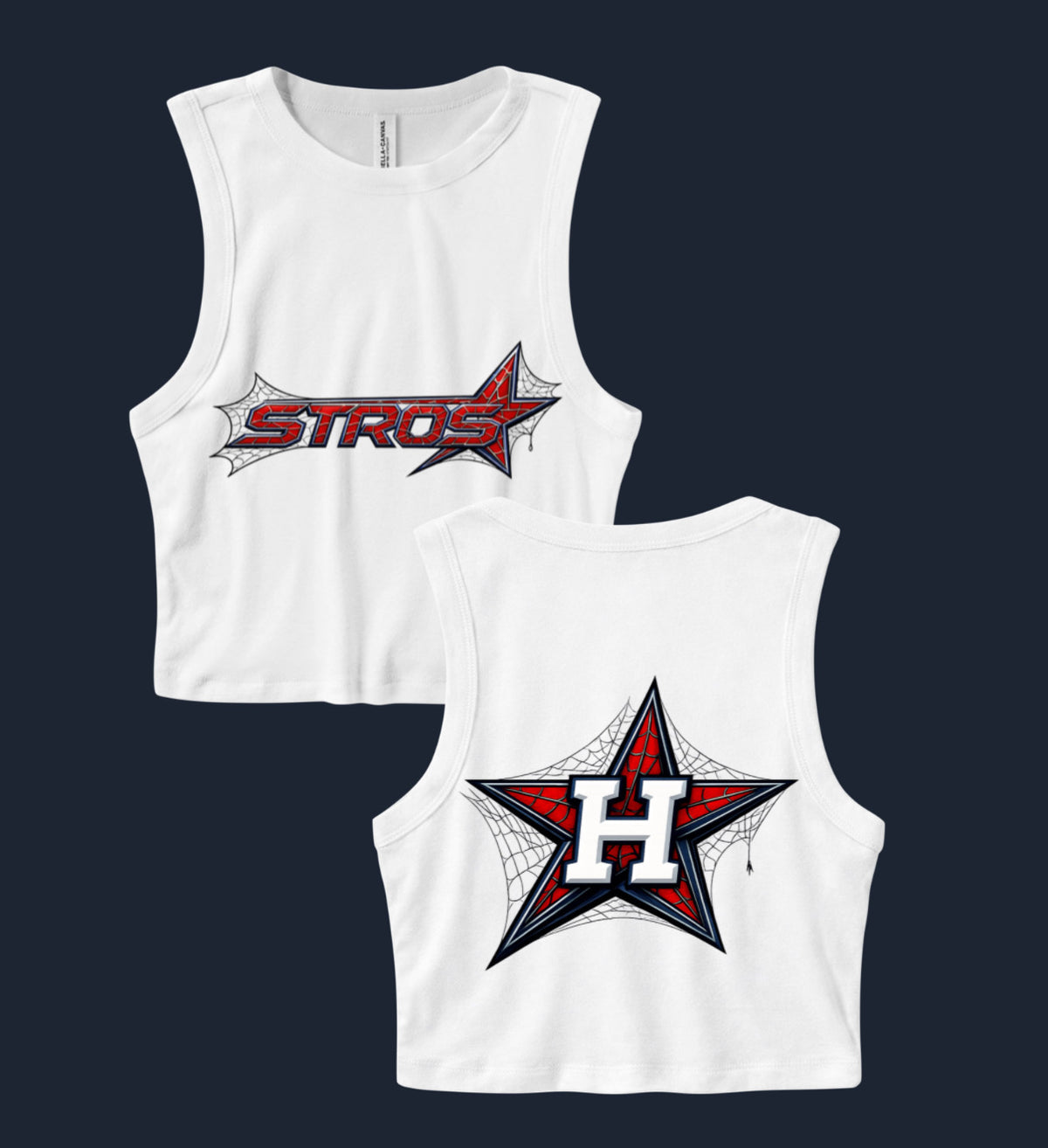 Spider-Man Astros - crop front & back
