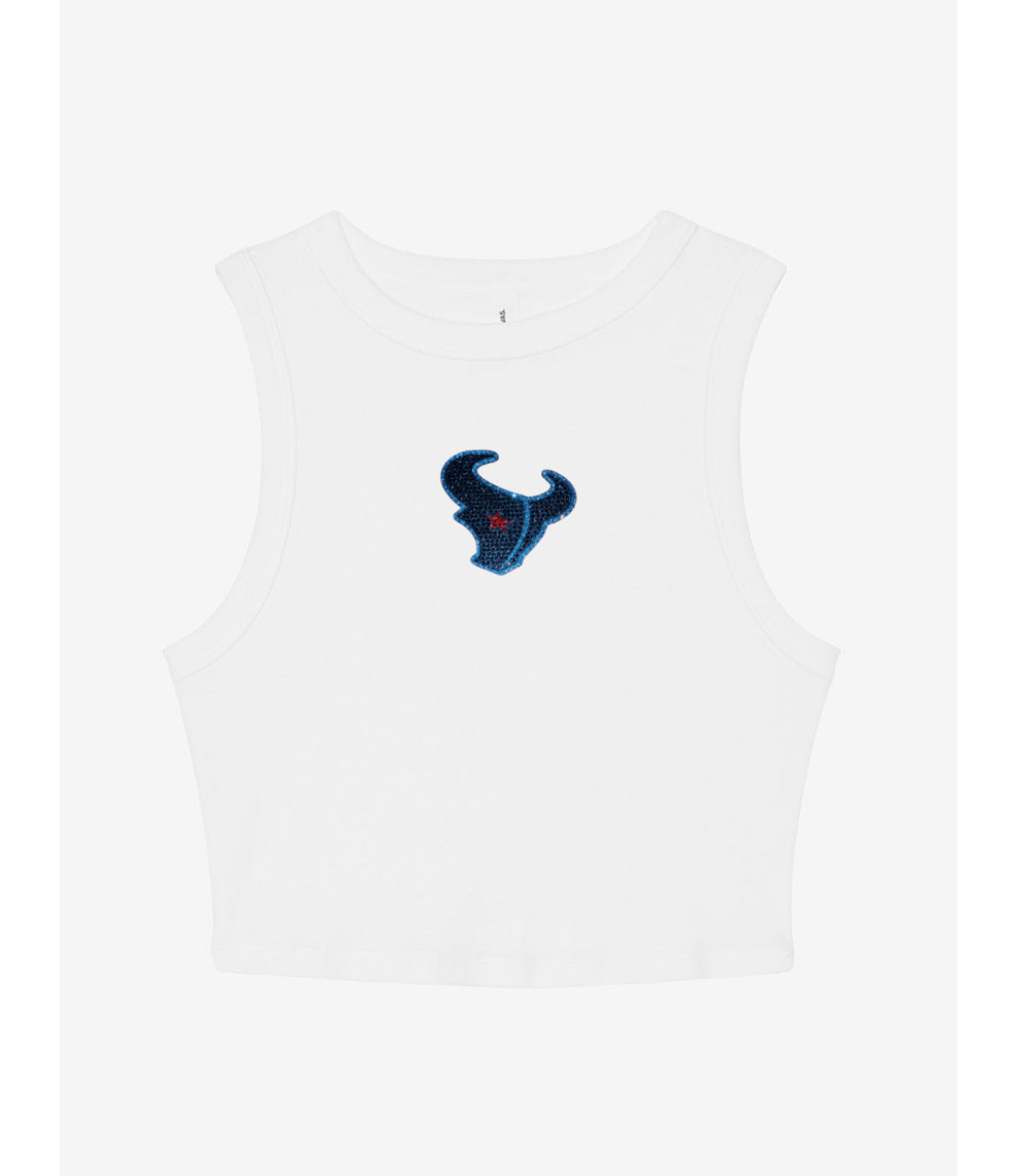 Texans H-Town logo crop tank