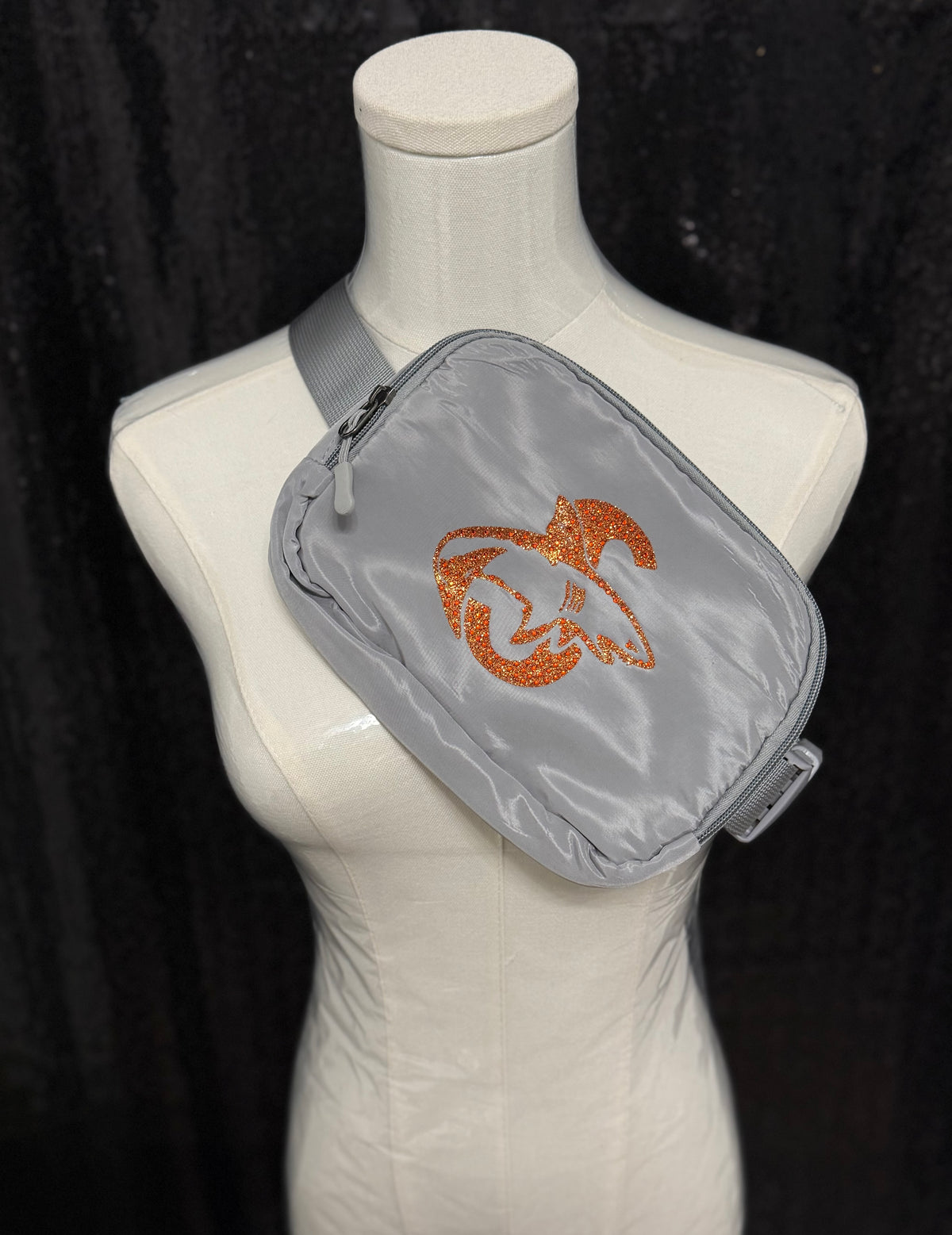 Shark logo fanny pack