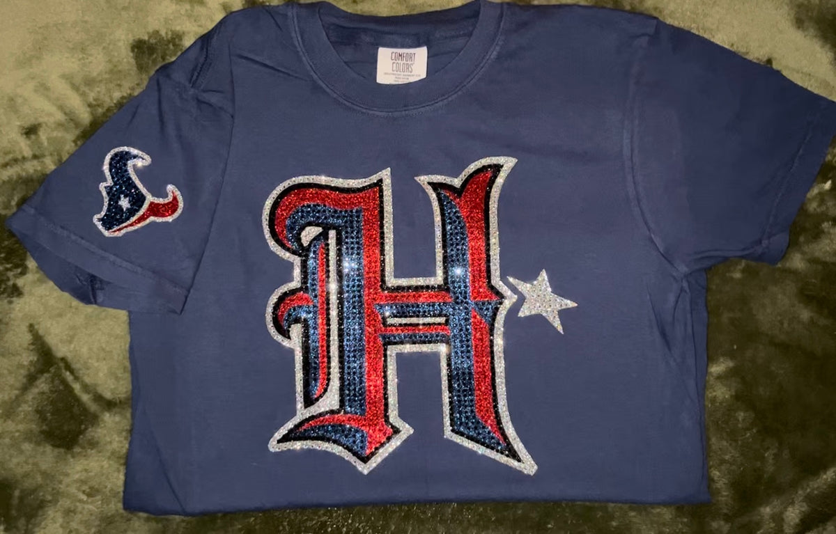Texans H-Town Football /w sleeve - original colors